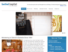 Tablet Screenshot of bethelbaptistscs.org